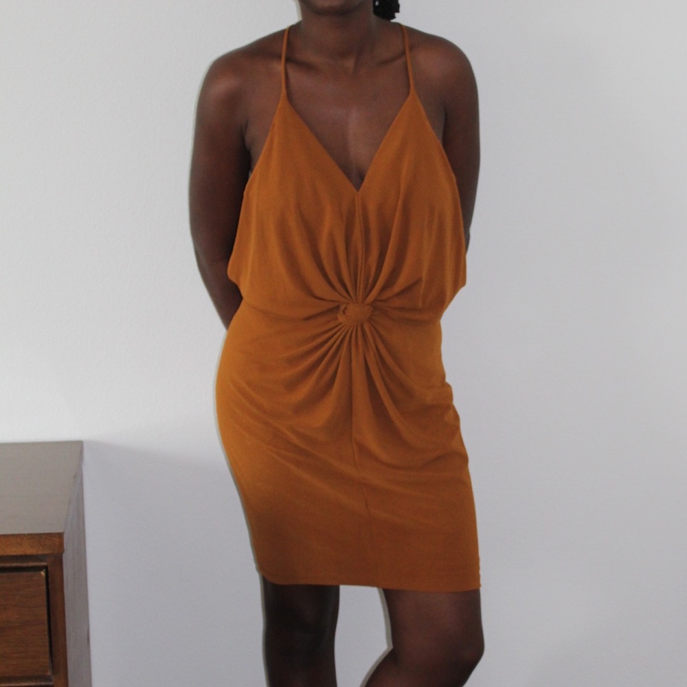 Cinnamon party dress